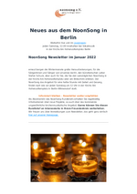 Newsletter, NoonSong, Verein, Aktuelles